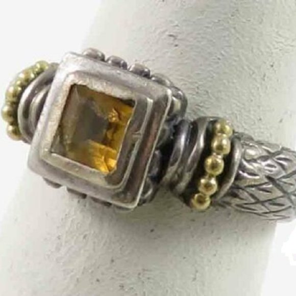 Esti Frederica Sterling Silver 925 18k Gold Trim - Picture 1 of 4